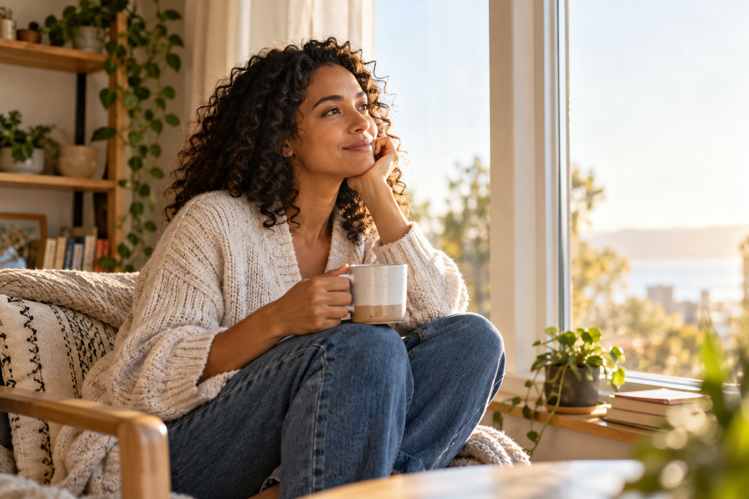 A quiet, hopeful moment of reflection